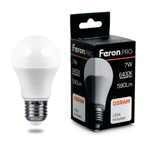   Feron.PRO LB-1007  E27 7W 6400K (5) (. 38025),  989