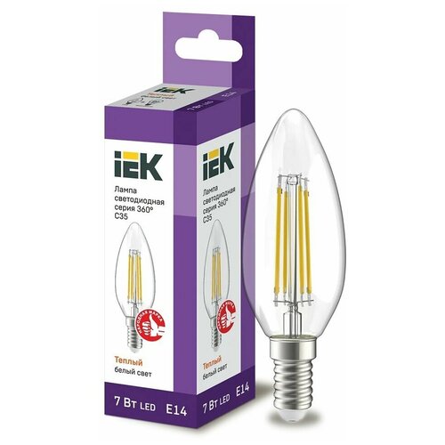   LED IEK ,  360, E14, C35, 7 , 3000 K,  ,  1518