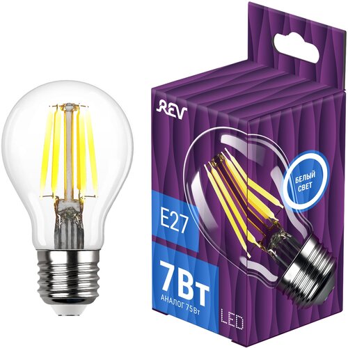 ����� ������������ Rev FILAMENT ����� A60 7 �� E27 4000K, ���� 152�