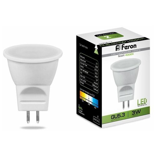   LED 3 230 G5.3 MR11  (LB-271 6LED) 25552 FERON,  179