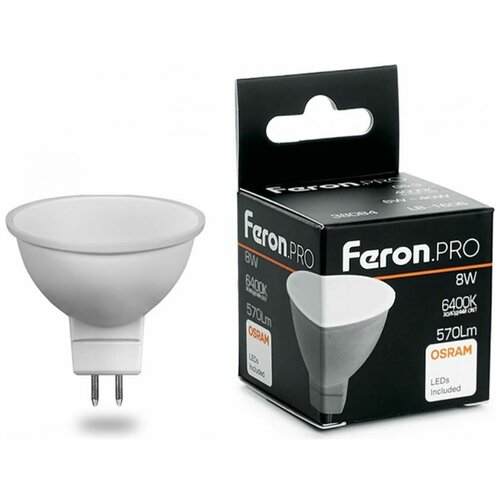   Feron.PRO LB-1608 MR16 G5.3 8W 6400K 38091,  208