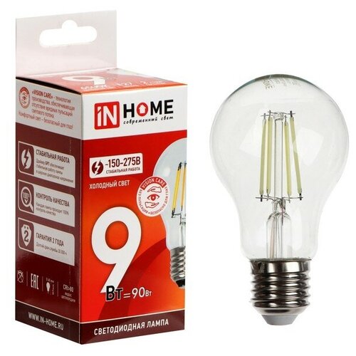   IN HOME LED-A60-deco, 9 , 230 , 27, 6500 , 810 ,  9527839,  269