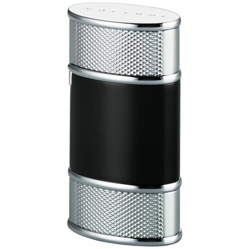   Colibri OF LONDON Virtuoso Black Lacquer & Silver Hobnail,  5850