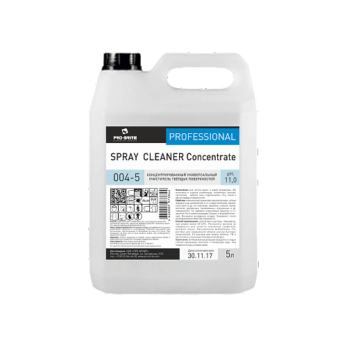 Очиститель твёрдых поверхностей Pro-Brite 004 SPRAY CLEANER Concentrate / концентрированный универсальный, цена 2585р
