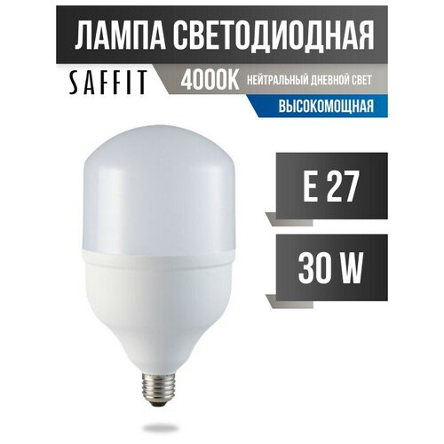 Saffit . 30W(2700lm) E27-E40 4000K 4K 180x100 SBHP1030 55090 (. 619352),  408