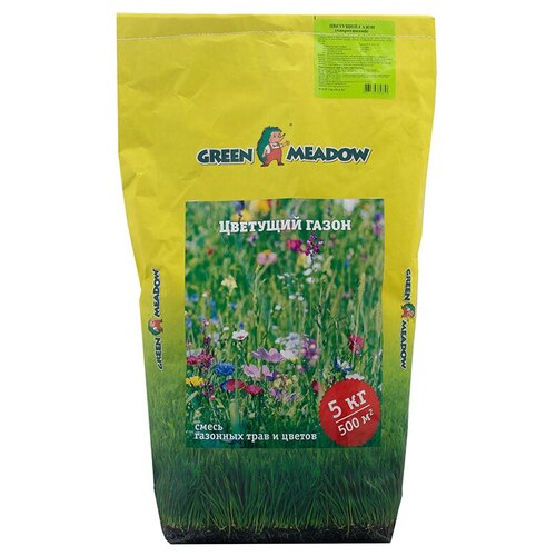 Семена газона GREEN MEADOW Цветущий (мавританский) газон 5 кг, цена 5548р