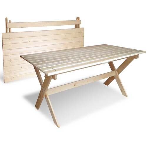 Стол садовый складной (1,5м) деревянный, цена 7800р