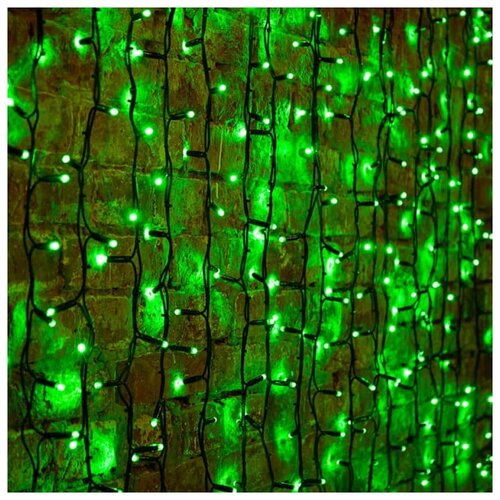 Neon-Night   2x1.5m 360 LED Green 235-124,  6391