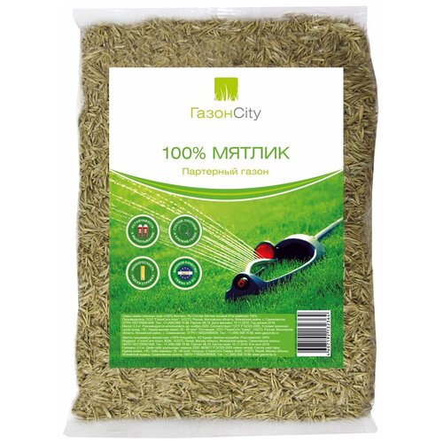 Семена газонных трав ГазонCity Мятлик 100% 0,3 кг, цена 888р