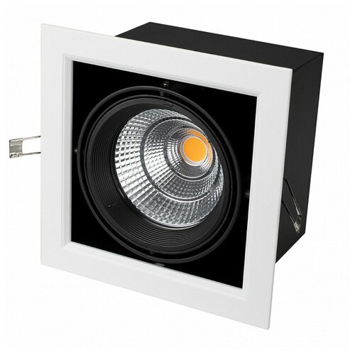 Arlight  CL-KARDAN-S190x190-25W Warm3000 (WH-BK, 30 deg),  7701