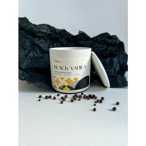      WITHLOVE.CANDLE BLACK VANILLA, 150 ,  1800