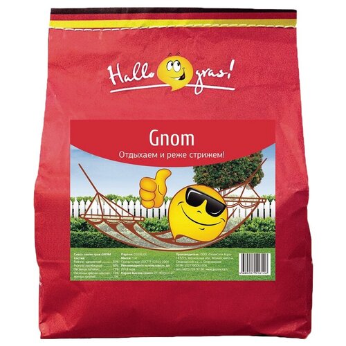 Семена газонной травы GNOM GRAS (1 кг),201055, цена 1477р