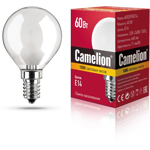 Camelion D E14 60W   60/D/FR/E14 (. 318298),  97