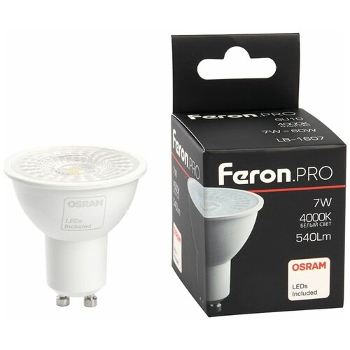    Feron.PRO LB-1607 GU10 7W 4000K 38177,  259 Feron