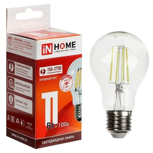   IN HOME LED-A60-deco, 11 , 230 , 27, 6500 , 1160 , ,  404