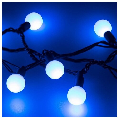   [10 ] Ball ARD-BALL-CLASSIC-D23-10000-BLACK-80LED BLUE (230V, 3.5W),  4438