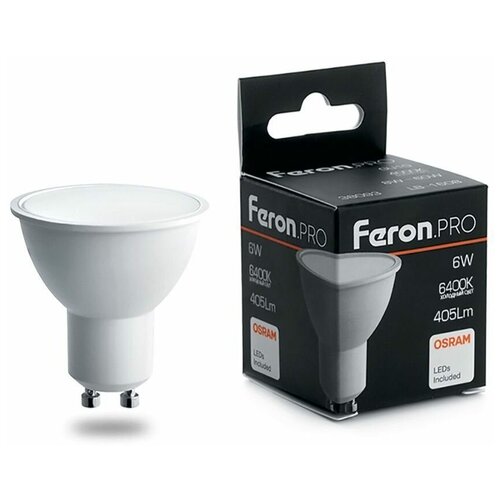   LED 6 230 GU10  Feron.PRO OSRAM,  207