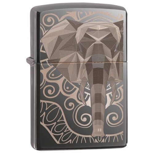    ZIPPO 49074 Elephant Fancy Fill Design   Black Ice - ,  5770