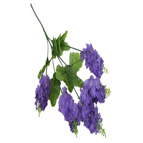 Искусственные цветы Сирень темно-сиреневая / искусственное растение, цена 275р