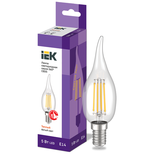 Iek   LLF-CB35-5-230-30-E14-CL  LED 35 .  5 230 3000 E14  360,  155