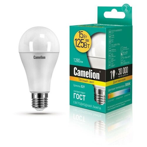   LED15-A65/830/E27 15  3000 . . E27 1280 170-265 Camelion 12196 / 12185 (7. .),  1497