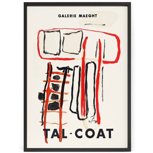 -     - (Tal-Coat) -  1956  70 x 50   ,  1250