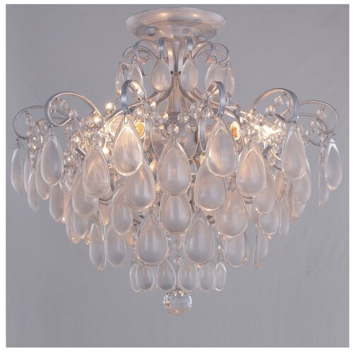   Crystal Lux SEVILIA PL4 SILVER,  21100