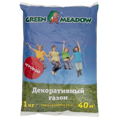 Семена газона игровой GREEN MEADOW, 1 кг, цена 603р