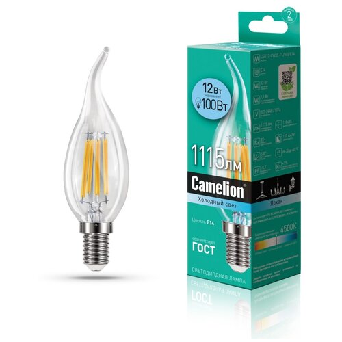 Camelion LED12-CW35-FL/845/E14 ��.����� ������������ 12�� 220� 13711, ���� 634�