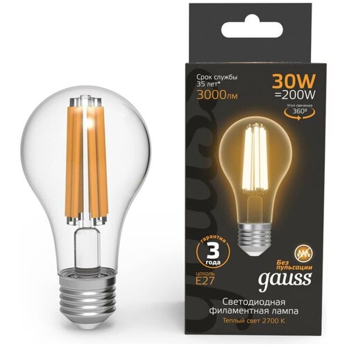    Gauss E27 30W 2700K  102902130,  835