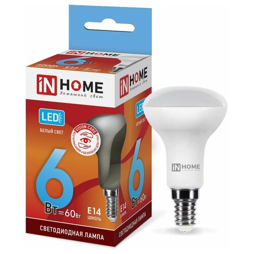   LED-R50-VC 6 4000 . . E14 525 230 4690612024264 IN HOME (30.),  3130