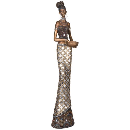 05787 скульптура африканки 59 см KARLSBACH, цена 6600р