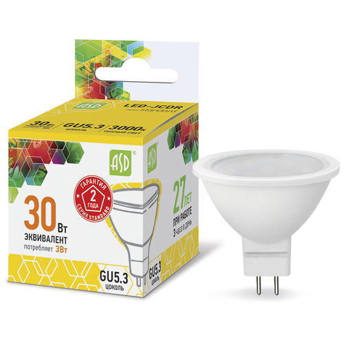   LED-JCDR-standard 3 230 GU5.3 3000 270 ASD,  139