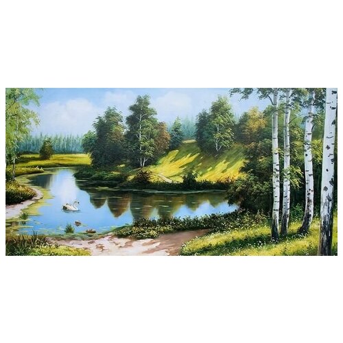       (A pond in the woods) 2 79. x 40.,  2430