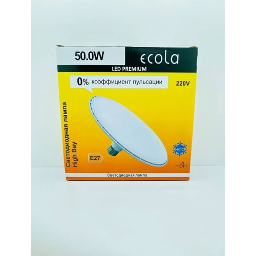   Ecola High Bay HP6D50ELC, E27, 6000K,  611