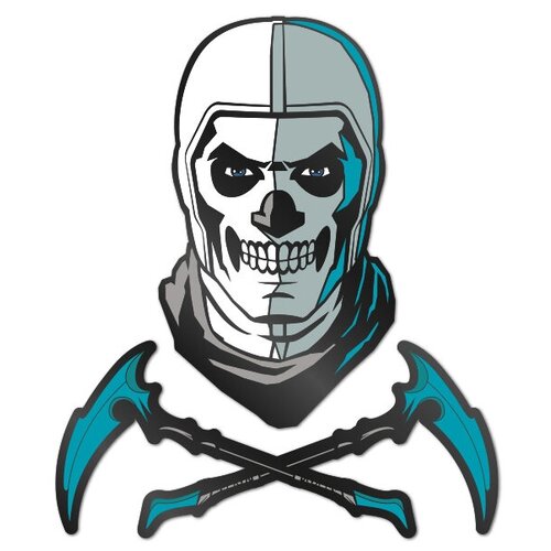 Значок Pin Kings Fortnite 1.3 Skull Trooper - набор из 2 шт, цена 1250р