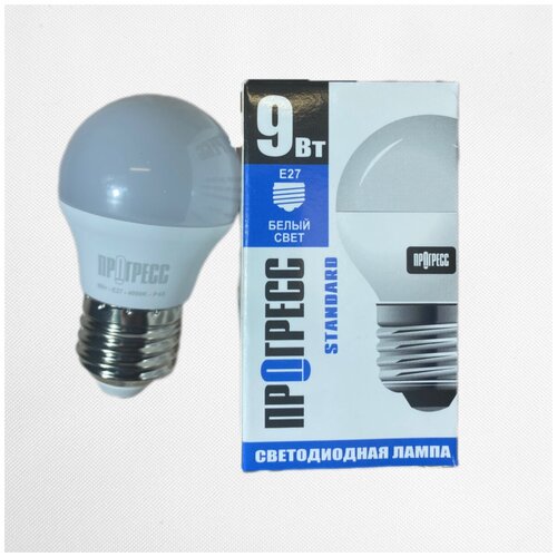  LED  STANDARD, P45, , 9, E27, 4000,  495