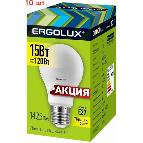   LED E27 15 (10 .),  3042