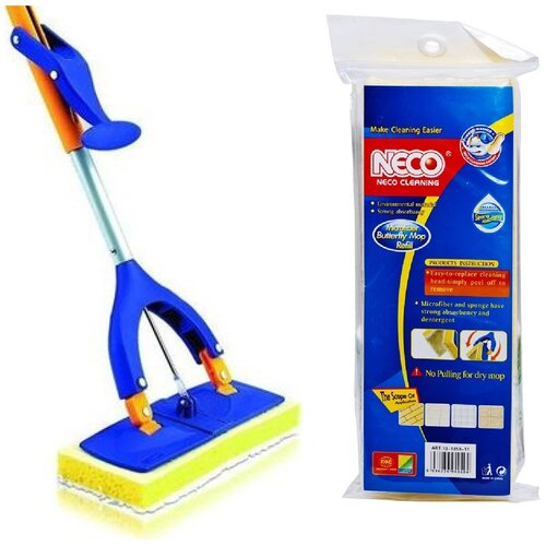 NECO Microfiber Butterfly Mop Refill 27   ,  620