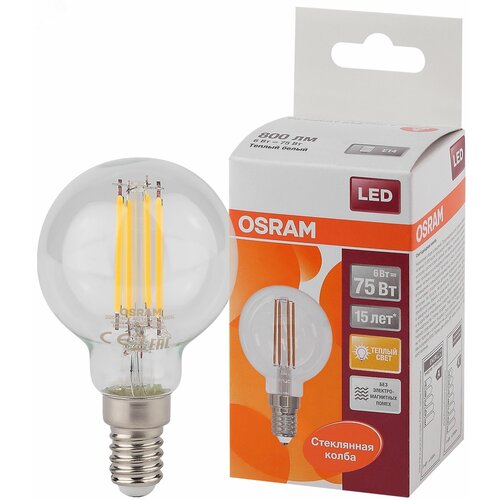   OSRAM LED STAR, P, , 6, E14, 800, 4000 ,    4058075218178,  789