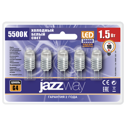   LED 1.5 G4 12 AC/DC  ( 5 ) |  1021182 | JazzWay ( 1. ),  954