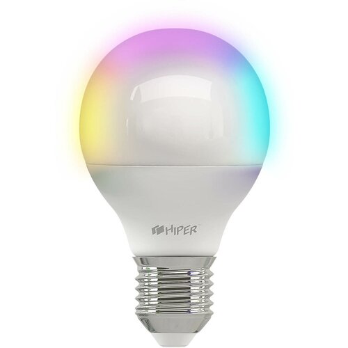 HIPER Smart LED bulb IoT LED A1 RGB/ LED /Wi-Fi/27/Globe G45/   /6/2700-6500/520 /IoT LED A1 (IoT LED A1),  807