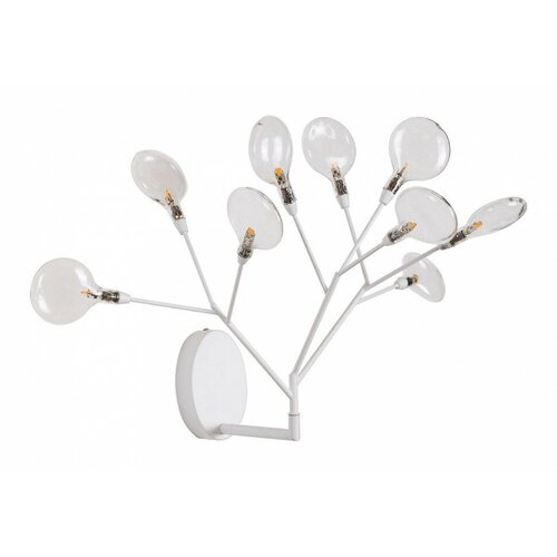   Crystal Lux EVITA AP9 WHITE/TRANSPARENT,  12900 Crystal Lux