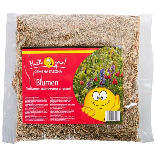 Семена газонной травы Hallo Gras! BLUMEN 0,3 кг, цена 520р
