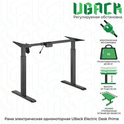    () UBack Electric Desk Prime    71-119 , , ,  24750