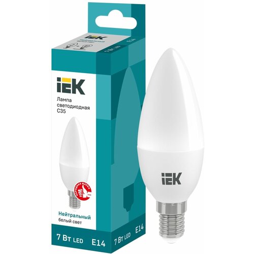   IEK LED C35, , 7, 230, 4000, E14 - 10 .,  1718 IEK