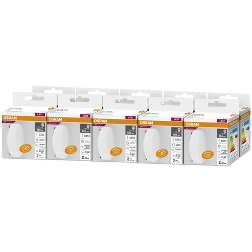 LV GX53 50 6SW- 50W/865 230V 480lm GX53 D73x25 10X1 RU - LED ����� OSRAM, ���� 1675�