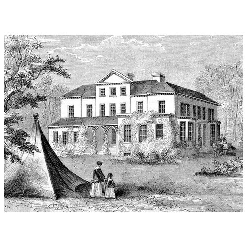      (The school building) 54. x 40.,  1810