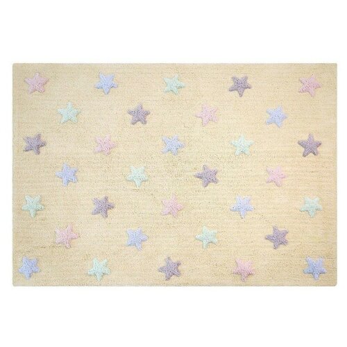 Ковер Lorena Canals Триколор Звезды Stars Tricolor (серо-розовый) 120*160 C-ST-P, цена 13400р