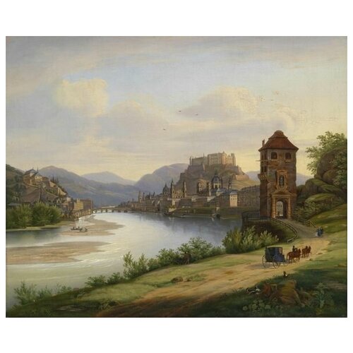       (View of Salzburg) 61. x 50.,  2300